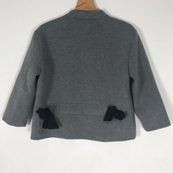 Lafayette 148 grey jacket with bows - Picture 6 of 8